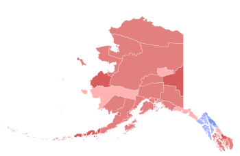 2016 Alaska's at-large congressional district results by county-equivalent.svg