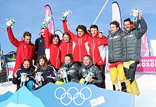 <span class="mw-page-title-main">Snowboarding at the 2020 Winter Youth Olympics – Team ski-snowboard cross</span>