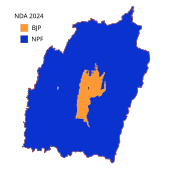 2024 Lok Sabha NDA Alliance Seat Sharing Manipur 2024 Lok Sabha NDA Alliance Seat Sharing Manipur.svg