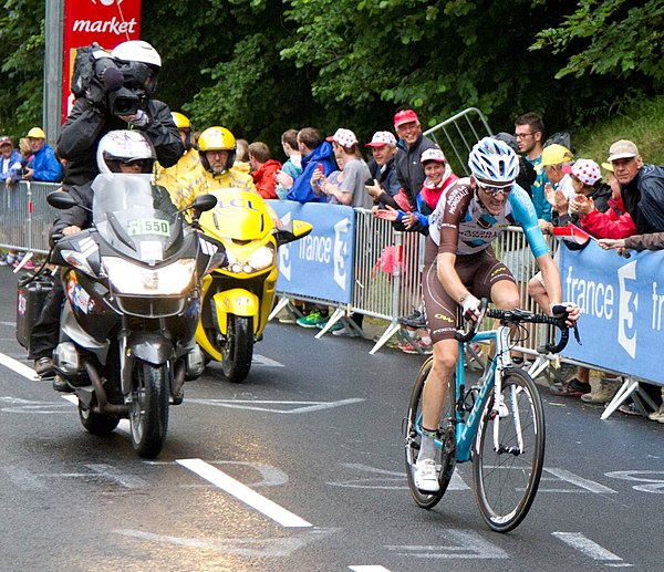 Bardet on his way to winning Stage 19 of the 2016 Tour de France