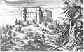 Schloss Kronburg Kupferstich um 1730