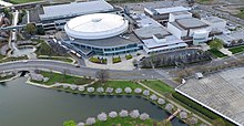 Von Braun Center in Huntsville Aerial view of Von Braun Center.jpg