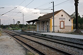 <span class="mw-page-title-main">Linha de Vendas Novas</span> Portuguese railway line