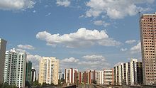 View from the subway station