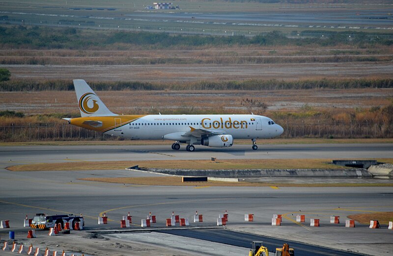 File:Airbus A320 of Golden Myanmar Airlines at Bangkok-BKK.jpg