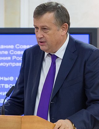 <span class="mw-page-title-main">Aleksandr Drozdenko</span> Governor of Leningrad Oblast