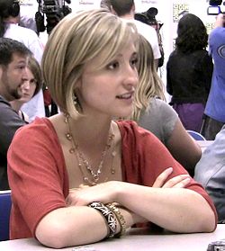 Allison Mack vid San Diego Comic Con 2009