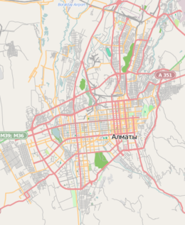 Mappa di localizzazione: Almaty