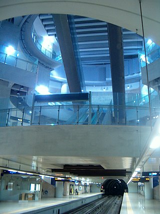 <span class="mw-page-title-main">Ameixoeira Station</span> Metro station in Lisbon, Portugal