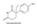 Aminoglutethimide structure.png