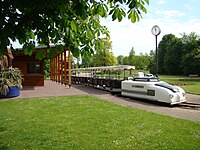 Parkjernbanetog Amsteltrain i Amstelpark, Amsterdam