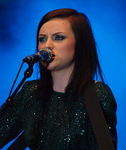 Amy Macdonald Tukholmassa vuonna 2010.