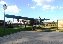 Post-war 1946 Russian Antonov An-2 aeroplane at Blizna V-2 War Museum