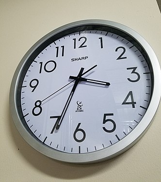 Wall radio clock