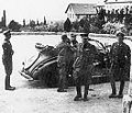 Image 10Georgios Tsolakoglou with Wehrmacht officers arrives at Macedonia Hall of Anatolia College in Thessaloniki, to sign the surrender (April 1941) (from History of Greece)