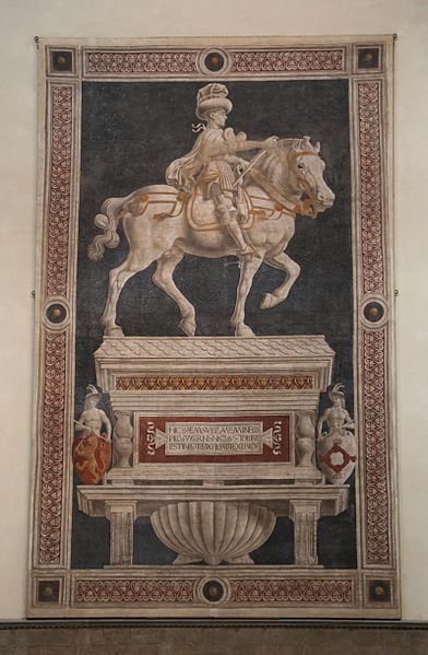 File:Andrea del Castagno Fresco Niccolo da Tolentino Dom Florenz-01.jpg