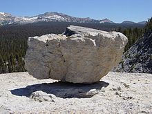 Angular glacial erratic on Lembert Dome Angular glacial erratic on Lambert Dome-750px.jpg