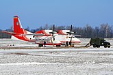 DSNS:n palonsammutuslentokone (Antonov An-32P).