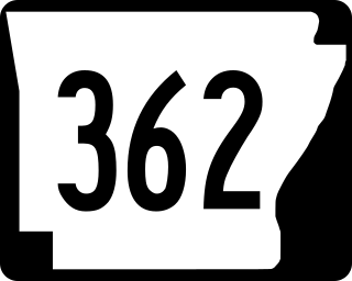 <span class="mw-page-title-main">Arkansas Highway 362</span> State highway in Arkansas, United States