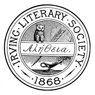 The Irving Literary Society was a literary society at 