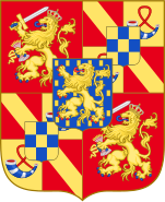 Arms of William VI as sovereign prince of the Netherlands.[44]