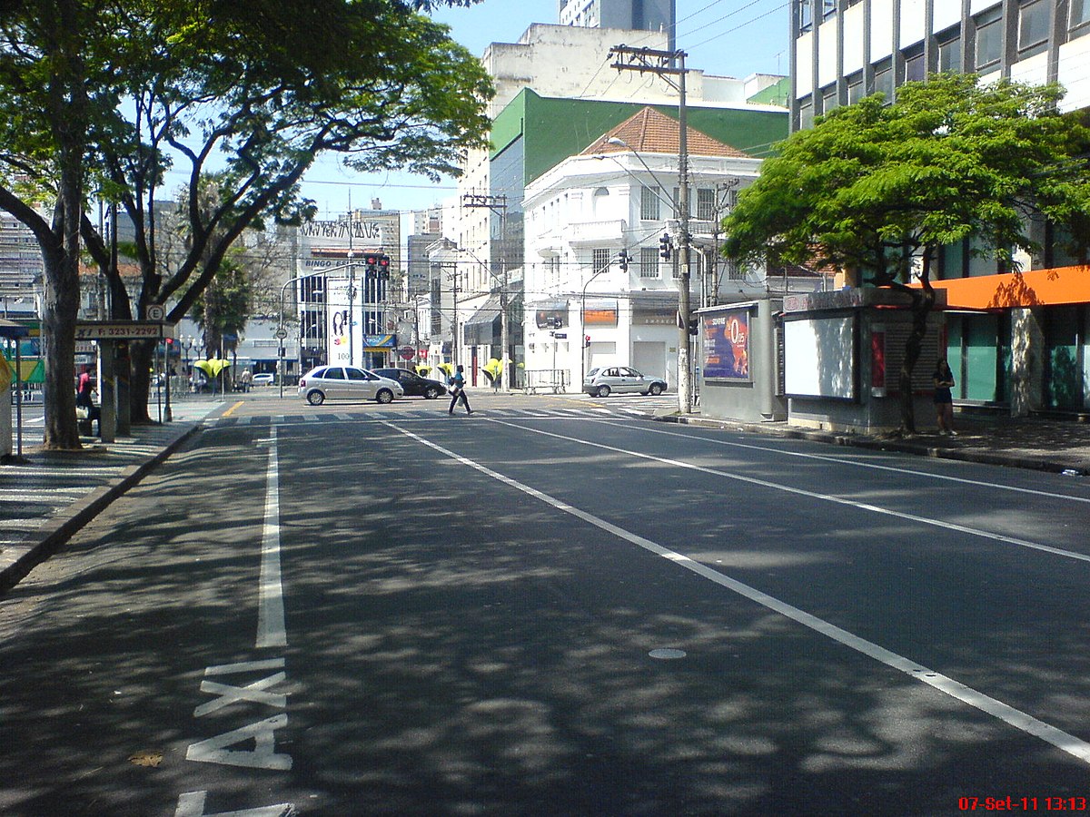 File:Av Campos Sales e Cruzamento da Rua Jose Paulino - Campinas