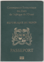 Vignette pour Passeport béninois