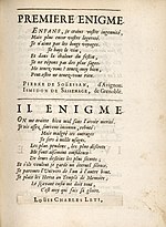 Vignette pour Énigme (homonymie)