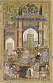 Babur Receives a Courtier, 1589