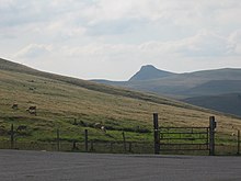 La Banne d'Ordanche vue du col de la Croix Morand.