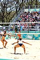 Deutsch: Beachvolleyball bei den Olympischen Jugendspielen 2018; Tag 9, 15. Oktober 2018; Mädchen, Viertelfinale: Italien-China 2–0 (21–16/21–9) English: Beach volleyball at the 2018 Summer Youth Olympics at 15 October 2018 – Girls Quarterfinals: Italy-China 2–0 (21–16/21–9)