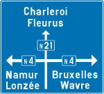 Belgian road sign F25.svg