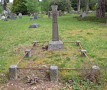 The grave of Bernhard Ringrose Wise in Brookwood Cemetery in 2019 Bernhard Ringrose Wise Brookwood.jpg