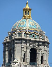 Close-up of the cupola Beverly Hills City Hall Nima1.JPG