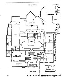 A floor plan of the former Beverly Hills Supper Club Beverly Hills Supper Club floor plan.jpg