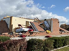 High-end EF2 damage to a house near Billingsley, Alabama. BillingsleyEF2of2021.jpg