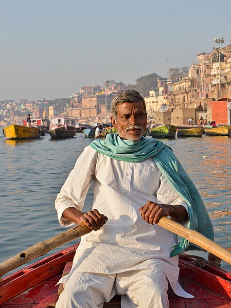 File:Boatman Ganga Varanasi UP India Mar14 DSC 4635.jpg