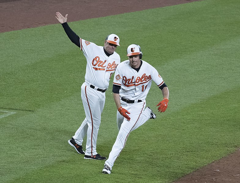 File:Bobby Dickerson, Trey Mancini in 2017 (35039330281).jpg