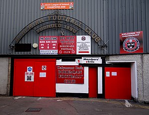 Entrance to Dalymount Park (2012)