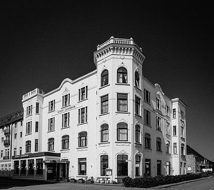 Das Upstalsboom Seehotel auf Borkum steht unter Denkmalschutz.