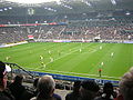 Un partit de la Bundesliga en el Borussia Park.