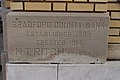 Bradford County Bank corner stone