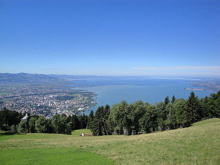 The Pfänder, a panoramic point of Bregenz.