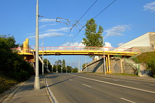 Silnice II/642 na Vinohradech (ul. Žarošická)