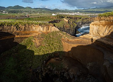 Buraco de São Pedro, Fenais da Luz, São Miguel Island, Azores, Portugal