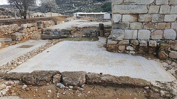 Mosaics under the Jami' al-Yatim