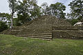 The complex of the Structures B2 (left), B1 (centre) and B3 (right) seen from Plaza B at