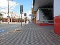 Sidewalk of the Pedro Nolasco Street on a Sunday morning.