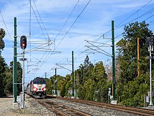 Caltrain electric infrastructure in Palo Alto.jpg