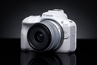 <span class="mw-page-title-main">Canon EOS R50</span> Canon crop-frame mirrorless camera